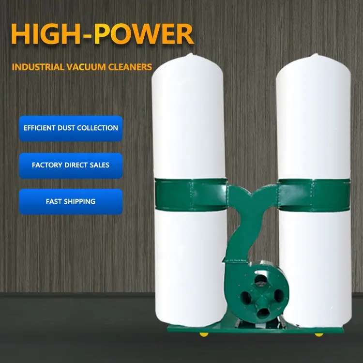 4KW bag dust collector factory high power industrial dust vacuum cleaner for engraving machine woodworking dust collector - Image 3