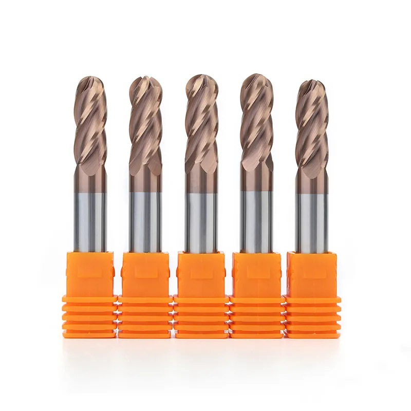 4 FLute Copper Coated Ball Nose - Image 5