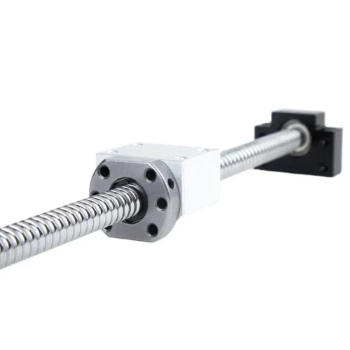 C7 Ball screw China SFU1204 with BK/BF10 end machining 500 600mm 1 pc + ball bearing nut SFU1204 1pc + supporter + coupling