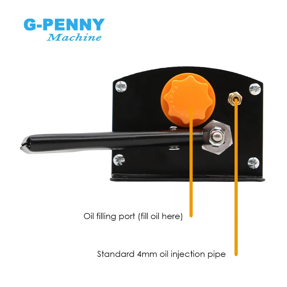 CNC Handle Oil Pump M8X1 4mm Manual Oil Pump, Manual injection pumps lubrication systems oiler - Image 5