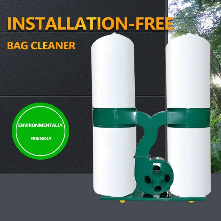 4KW bag dust collector factory high power industrial dust vacuum cleaner for engraving machine woodworking dust collector - Image 6