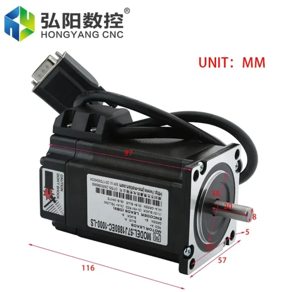 JMC 2HSS57 Driver 57 Closed-Loop Stepper Motor Hybrid Stepper Servo Driver Set - Image 3