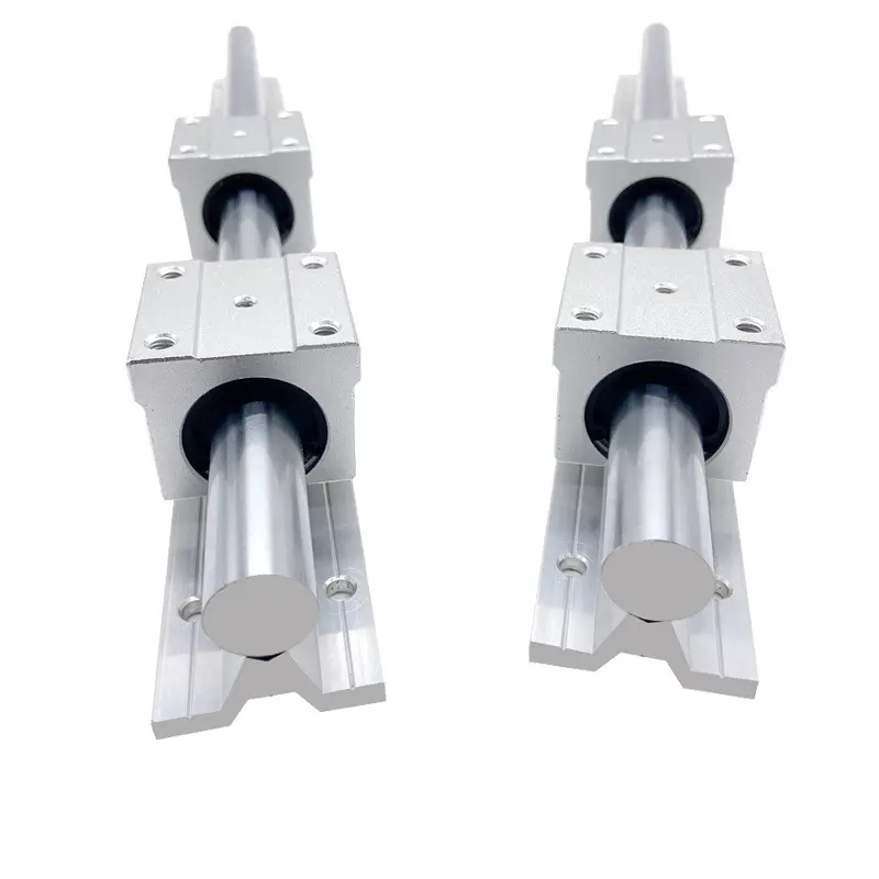 8mm SBR Linear Shaft Linear Rod Set Harden Chromed Plated for 3D Printer Cnc Set Parts Bearing Auto-mation System High Accuracy