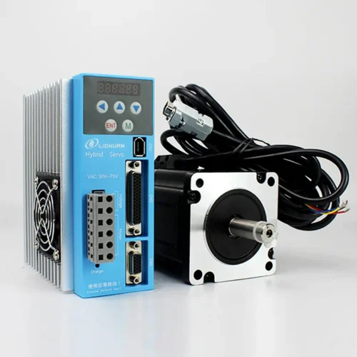 12N.M easy servo closed loop nema 34 stepper motor with enconder driver HSS86 for cnc machine
