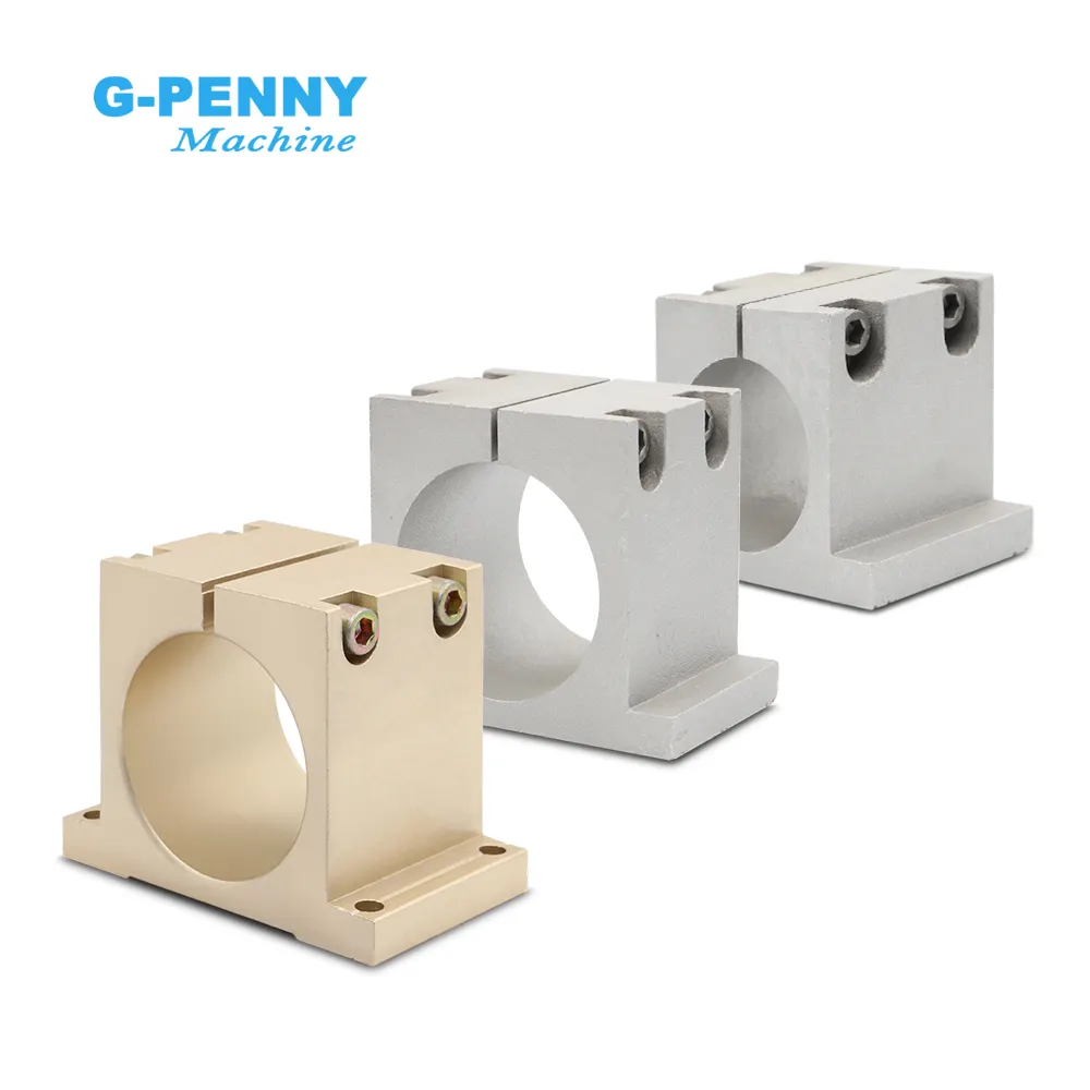65/80mm Cast Aluminium Bracket For CNC Spindle Motor Spindle Bracket Holder Spindle Motor Clamping