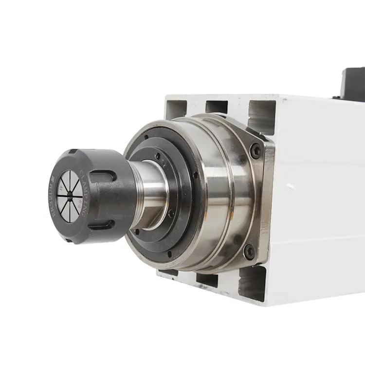 High speed 220v/380v 6kw air cooled spindle motor with er32 collect - Image 6