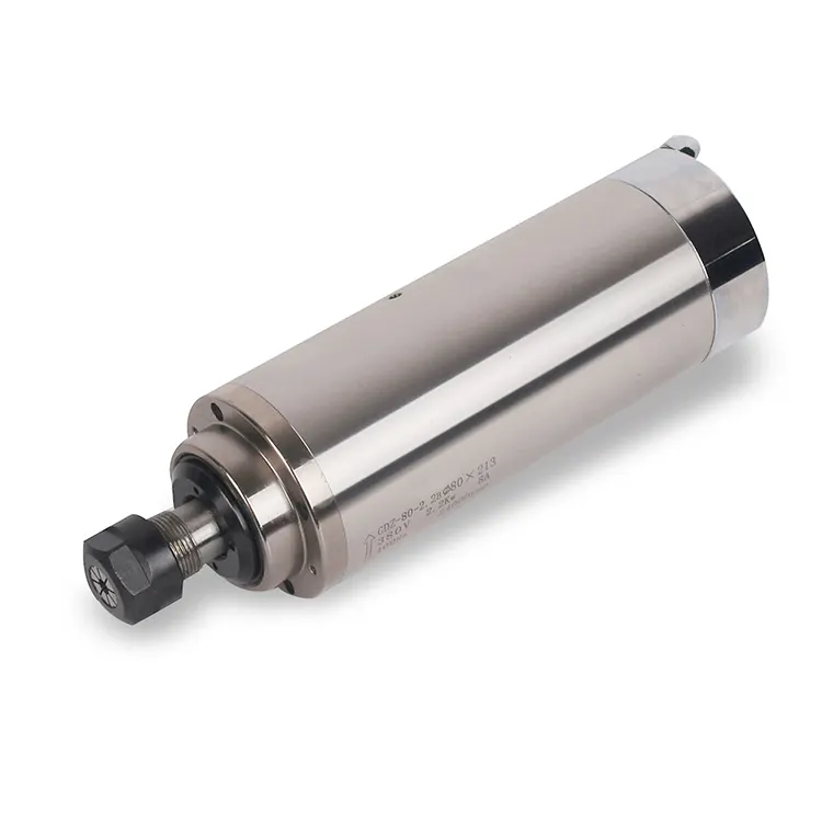 Water cooler CNC spindle 2.2kw speed 24000rpm GDZ80-2.2 ER20 ER16 spindle motor