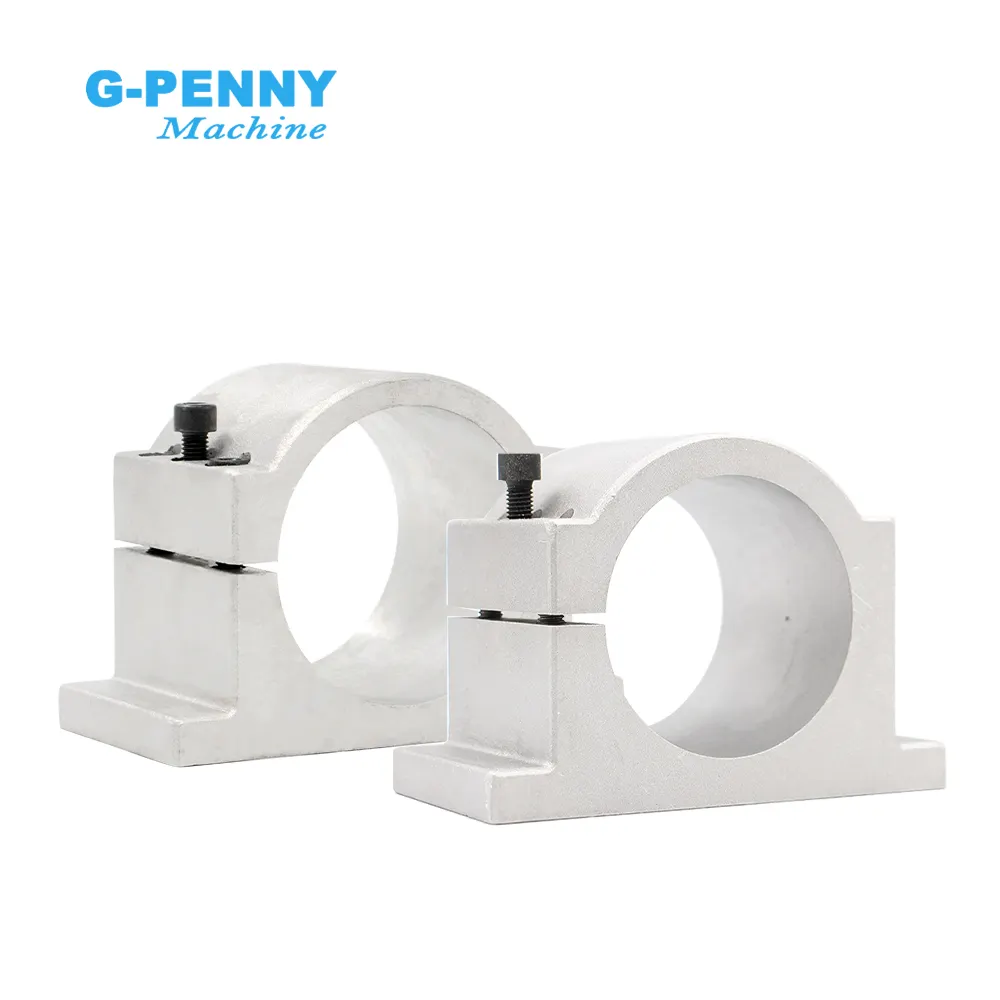 80mm/85mm Cast Aluminium Clamp of cnc spindle motor mount bracket clamp