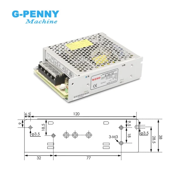 35W DC Power Supply 5/12/15/24 dc power supply switching power supply - Image 4