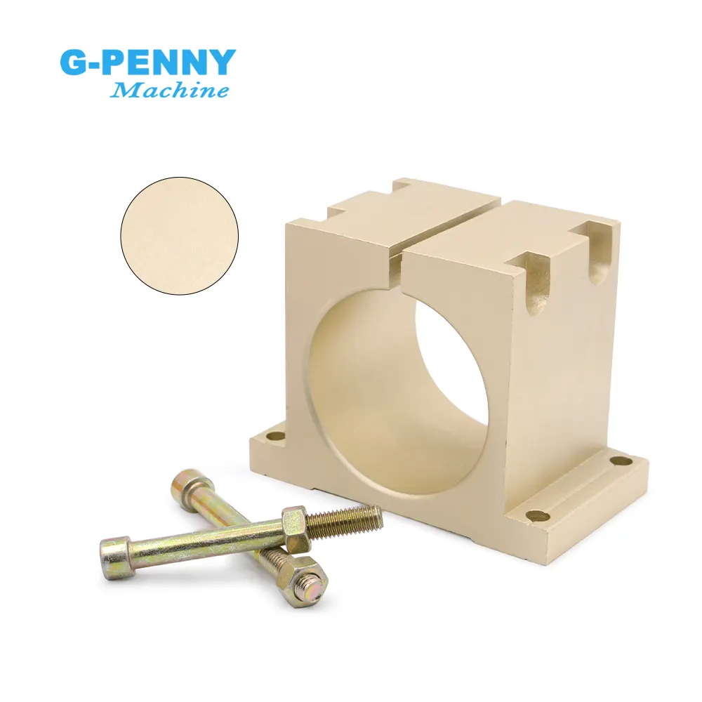 65/80mm Cast Aluminium Bracket For CNC Spindle Motor Spindle Bracket Holder Spindle Motor Clamping - Image 6