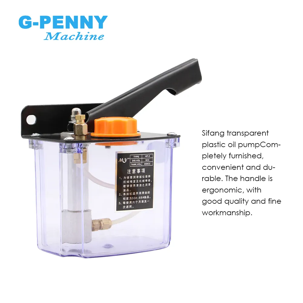 CNC Handle Oil Pump kit M8X1 4mm Manual Oil Pump, Manual injection pumps lubrication systems oiler - Image 4