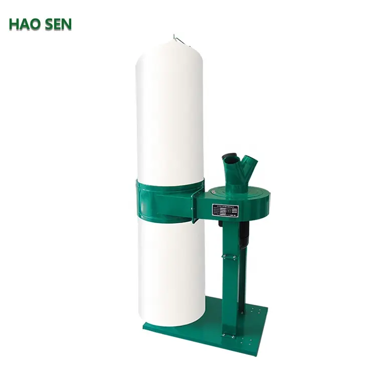 1.5KW single cylinder vertical energy-saving industrial dust collector bag dust collector woodworking vacuum cleaner