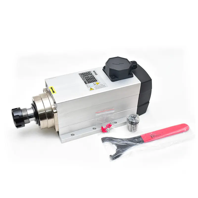 High quality 6KW er32 air cooled spindle motor 220V/380V 18000RPM for cnc router - Image 4