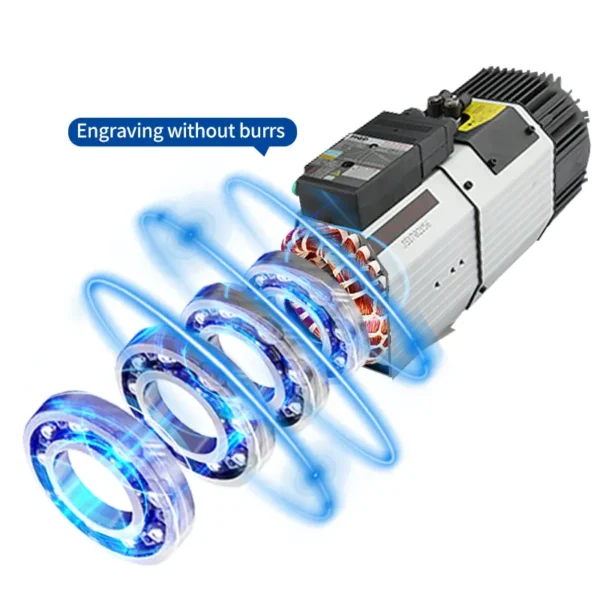 Hot Sale Automatic Tool Change 5.5kw Water Cooled Iso30/BT30 Atc Router Spindle Motor For CNC Machine - Image 4