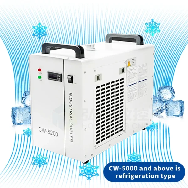 Industrial Chiller Spindle Water Cooler Cw3000 Cw 5200 Cnc Co2 Laser Tube Small Air Cooled Chiller - Image 4