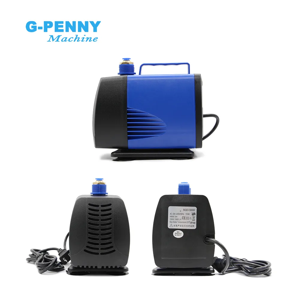 150W Water pump 220v Max head 5m Flow 5000L/H Multi function submersible electric water pump - Image 6