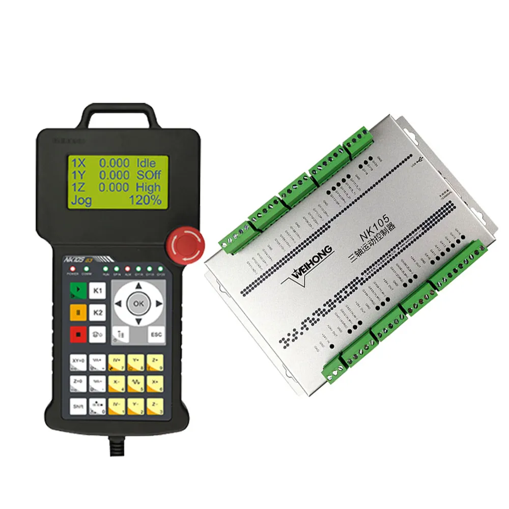 NK105 G2 handle engraving machine motion control system 3-axis CNC controller