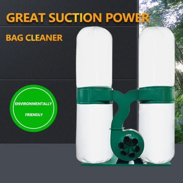 7.5KW bag dust collector factory high power industrial dust collector for engraving machine woodworking vacuum cleaner - Image 3