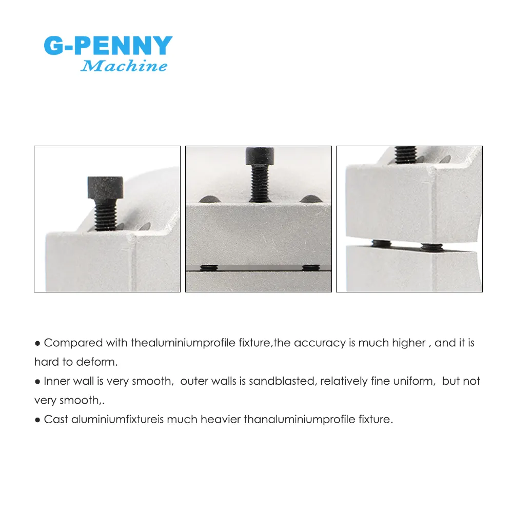 80mm/85mm Cast Aluminium Clamp of cnc spindle motor mount bracket clamp - Image 5