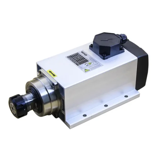 Air cooled spindle 4 bearings 4.5kw ER32 220V380V 300hz 9.8A 18000rpm square Spindle motor for woodworking cnc router