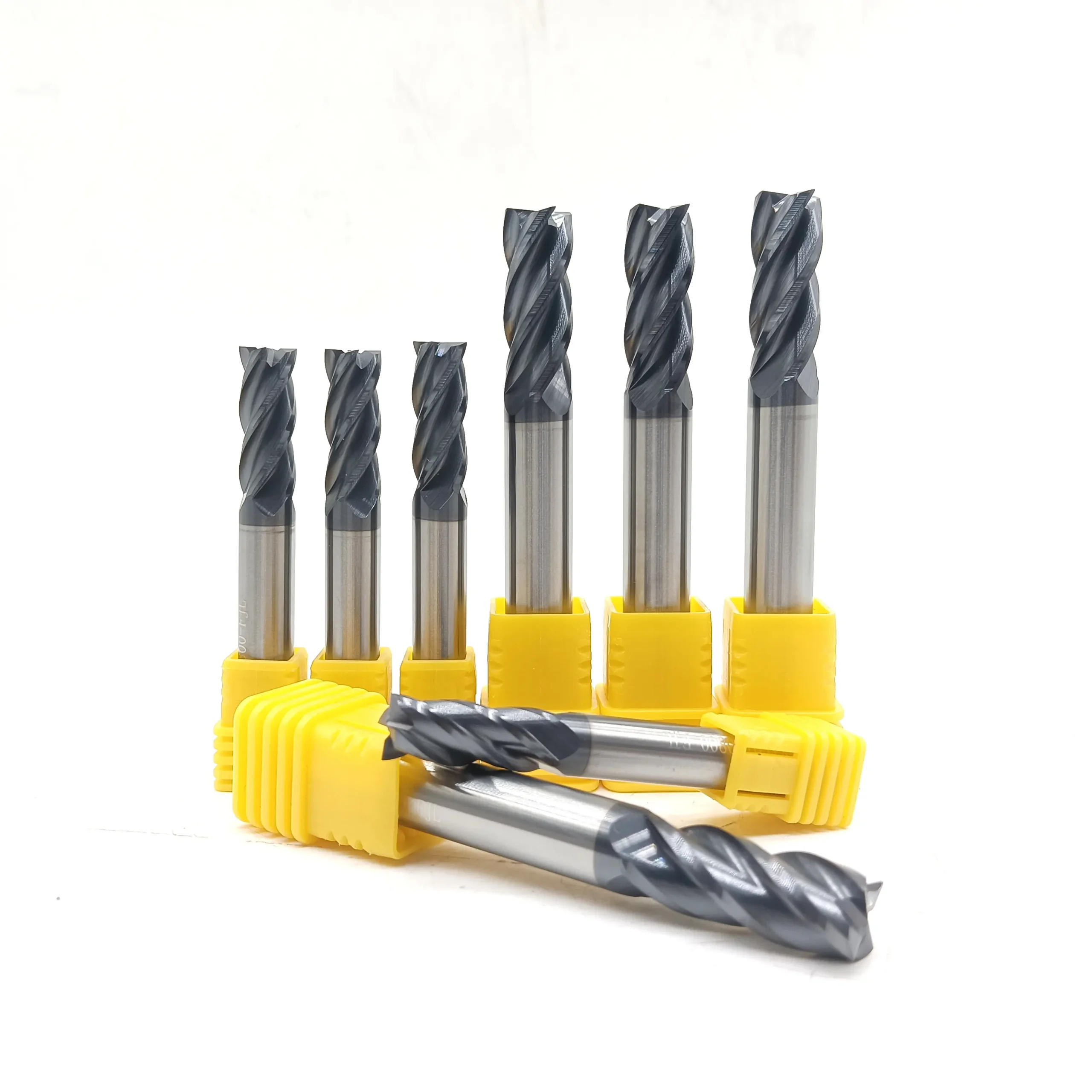 4 Flute Black Coated End Mill