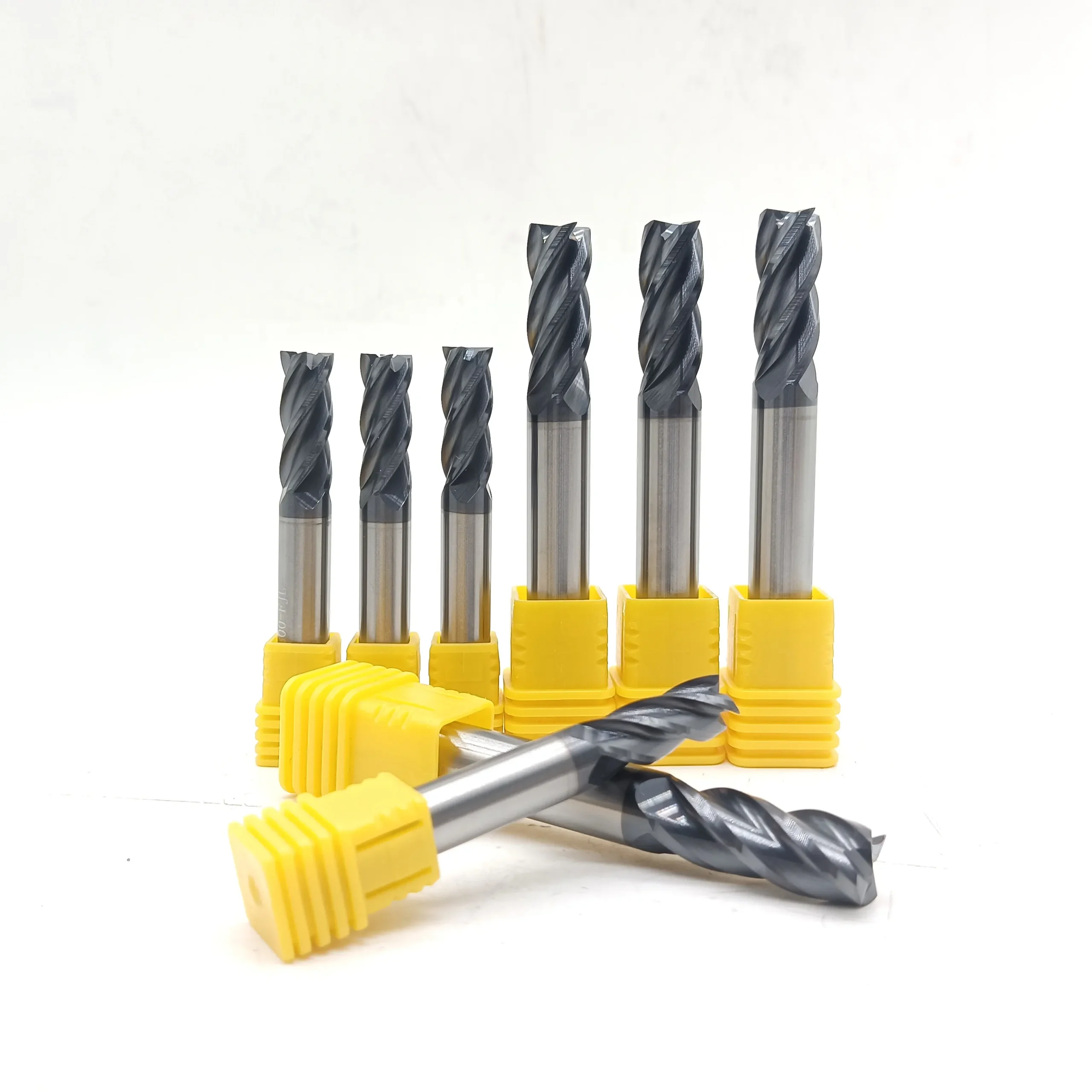 4 Flute Black Coated End Mill - Image 4