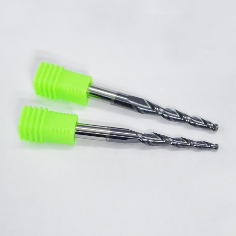 2 Flute Black Coated Tapper Ball Nose