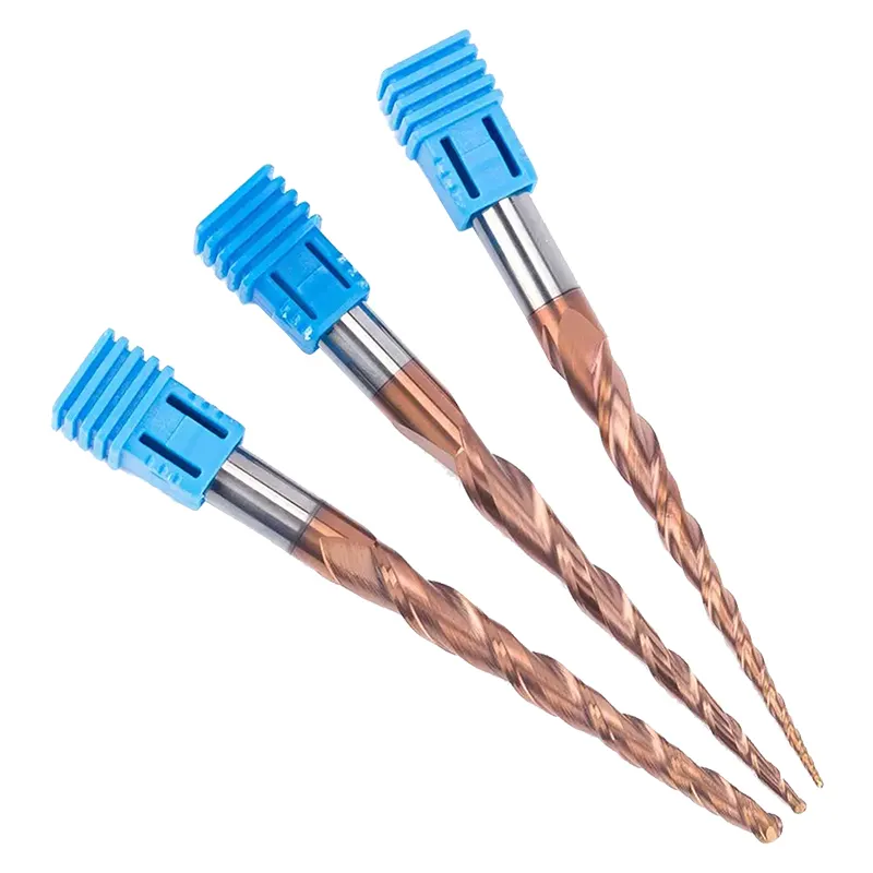 2 Flute Copper Coated Tapper Ball Nose - Image 6