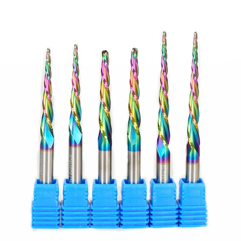 4 Flute DLC Coated Tapper Ball Nose