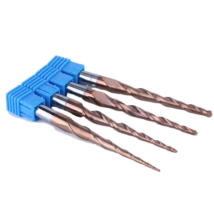 2 Flute Copper Coated Tapper Ball Nose - Image 7