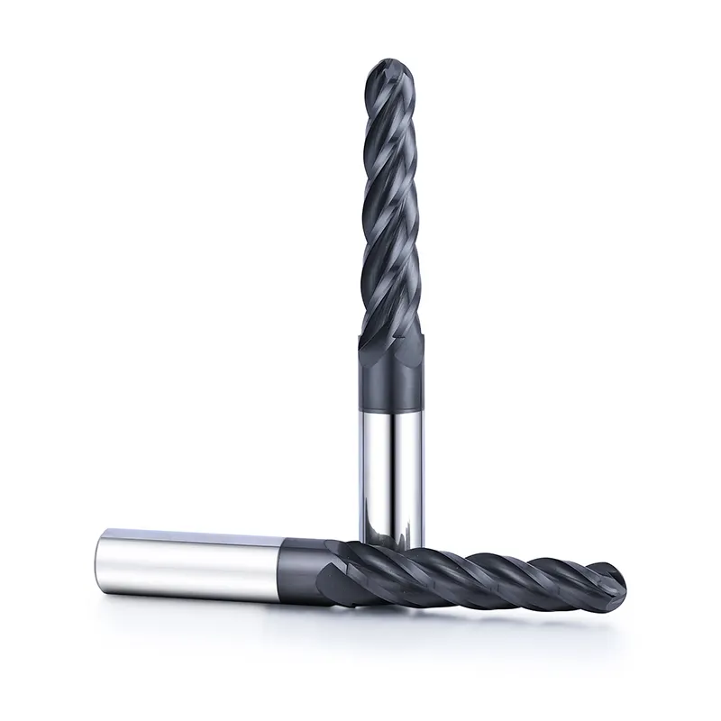 4 Flute Black Coated Tapper Ball Nose - Image 4