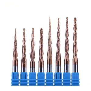 2 Flute Copper Coated Tapper Ball Nose