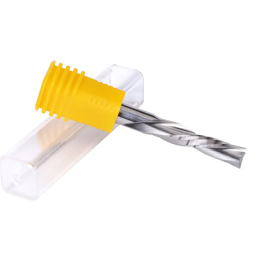 Single Flute Downcut Endmill Uncoated